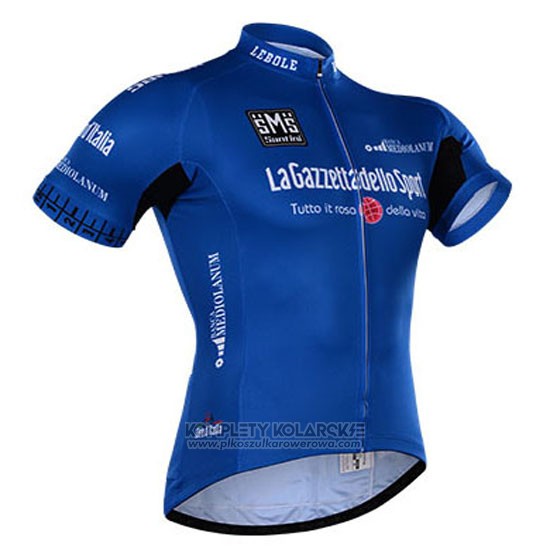 2015 Odziez Rowerowa Giro D'wlochy Niebieski Krotkie Rekawy i Rowerowe Szelkach